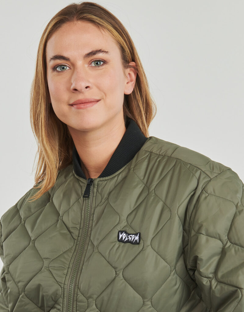 Chaqueta acolchada Volcom MILIE JACKET Caqui Chaquetas acolchadas Mujer - 5