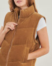 Volcom CORD'N PUFF Down Jacket Brown Women's Down Jackets - 5