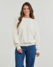Volcom TOO DOO CREW White Women's Sweatshirts - 2
