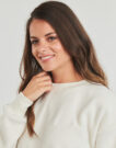 Volcom TOO DOO CREW White Women's Sweatshirts - 5