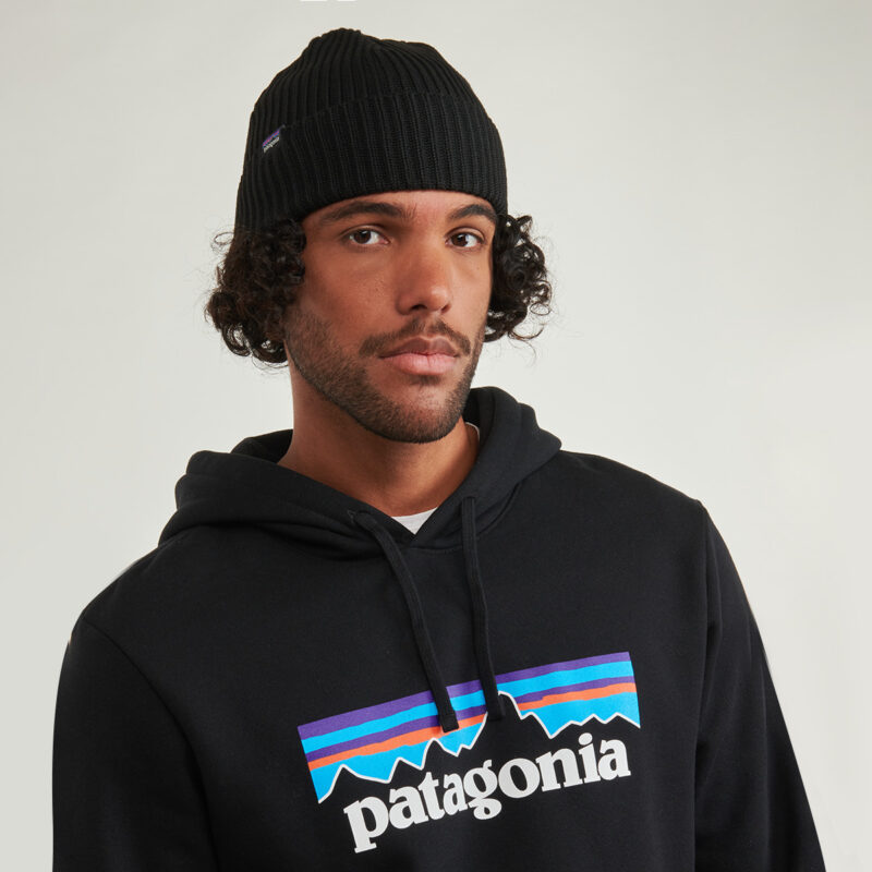 Berretto Patagonia Fishermans Rolled Beanie Nero Berretti Donna - 4