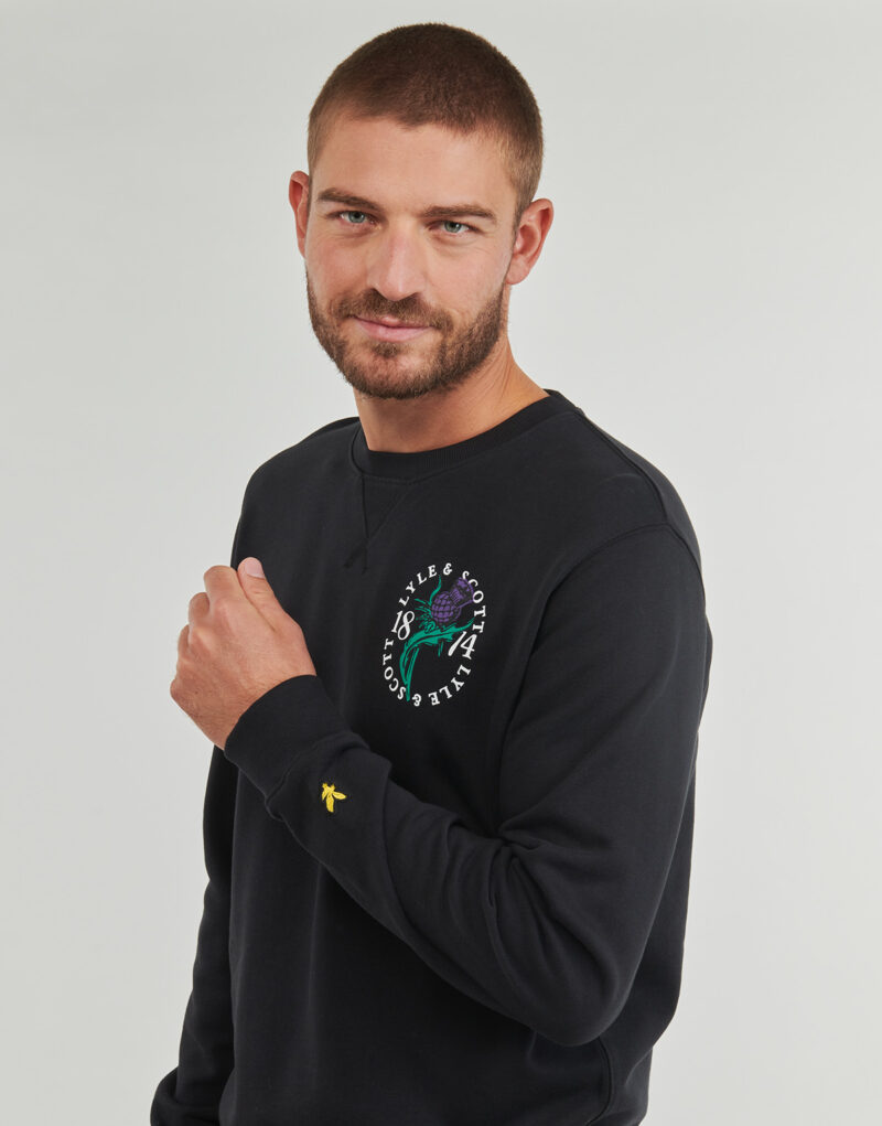 Pullover Lyle & Scott ML2107V Schwarze Herrenpullover - 5