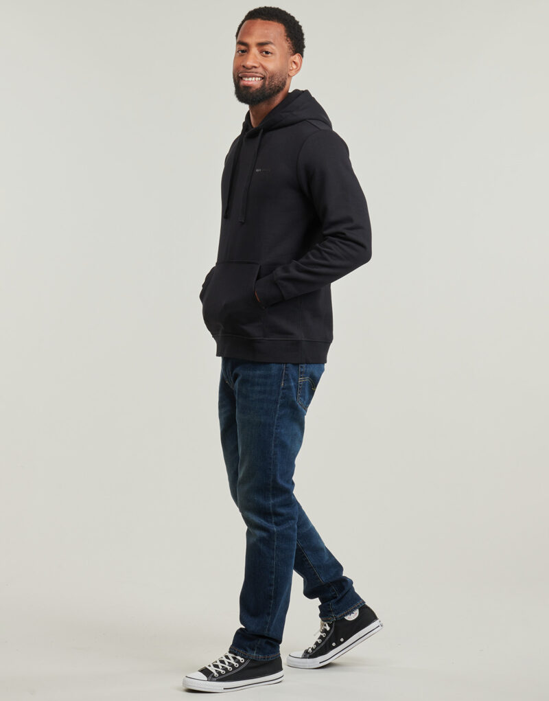 Felpe con cappuccio Teddy Smith NARK HOODY Nero Felpe con cappuccio Uomo - 3
