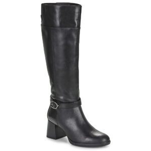Geox  D WALK PLEASURE 55  Nero -  Stivali con tacco  Donna