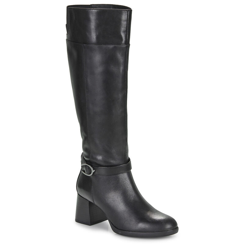 Geox D WALK PLEASURE 55 Noir Bottes &agrave; talon Femme - 1