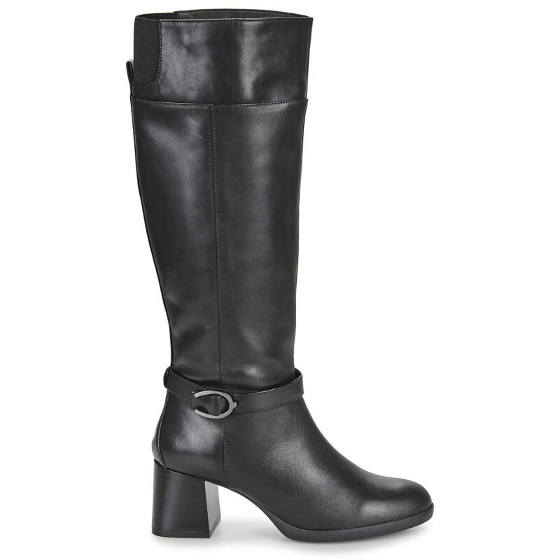 Geox D WALK PLEASURE 55 Noir Bottes &agrave; talon Femme - 2