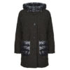 Mantella  Geox  W CALITHE LONG COAT  Nero -  Mantelle Donna
