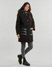Kap Geox W CALITHE LANGER MANTEL Schwarzer Mantelelle Frau - 3