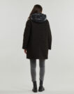 Kap Geox W CALITHE LANGER MANTEL Schwarzer Mantelelle Frau - 4