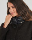 Kap Geox W CALITHE LANGER MANTEL Schwarzer Mantelelle Frau - 5