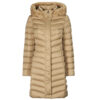 Daunenjacke Geox W BETTANIE LONG JKT Beige - Damen Daunenjacken
