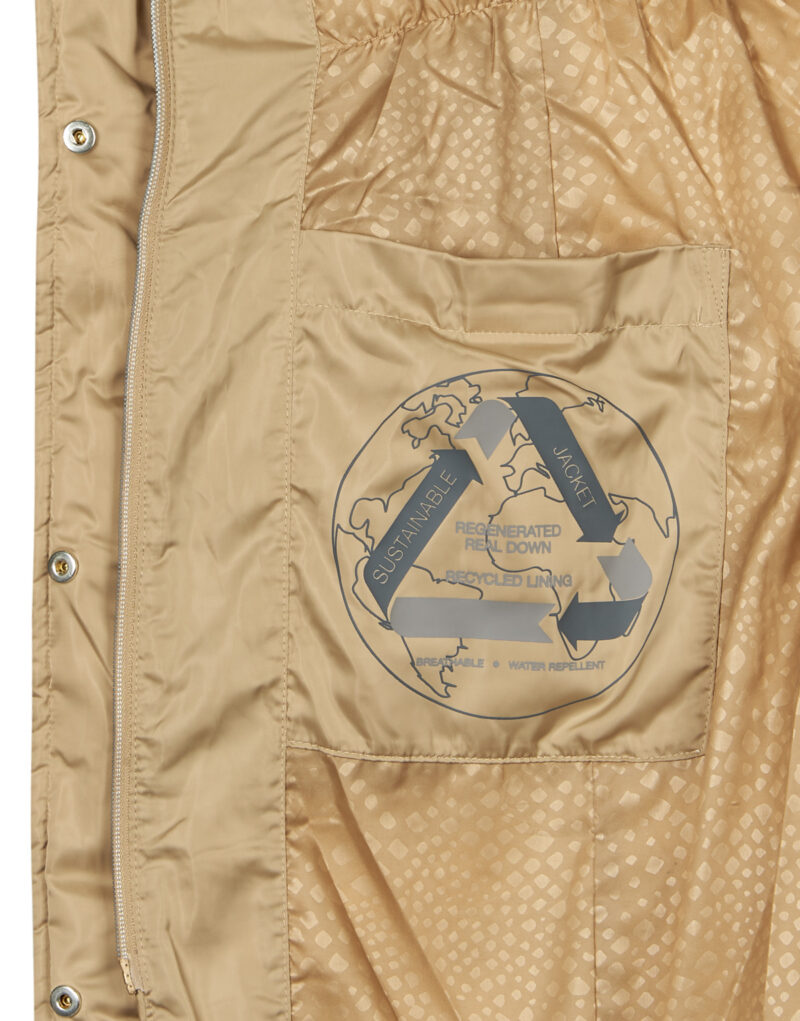 Piumino  Geox  W BETTANIE LONG JKT  Beige -   Piumini Donna - 6