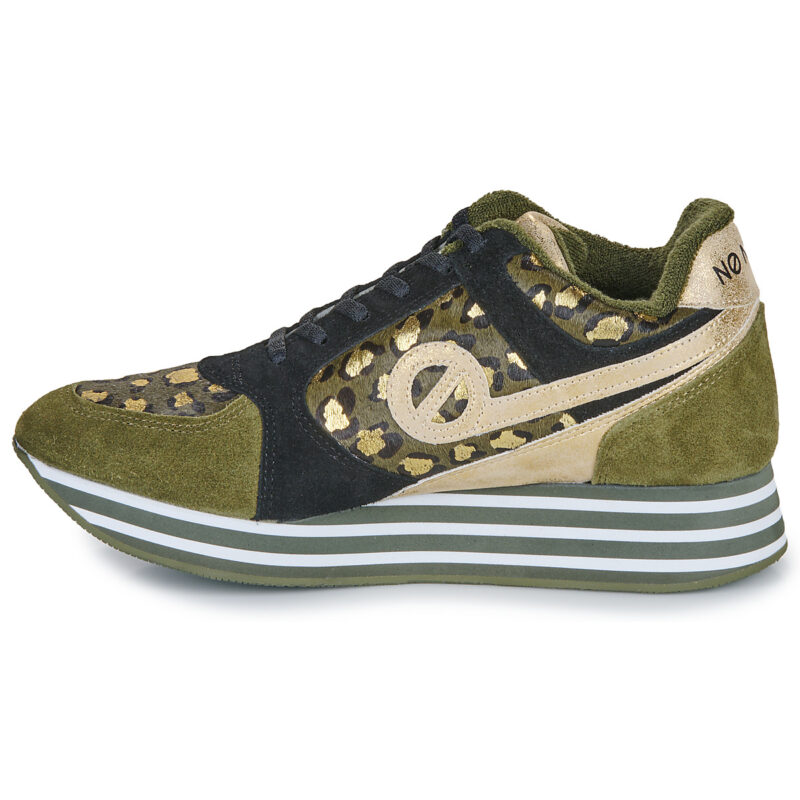 No Name  PARKO JOGGER W  Kaki -  Sneakers basse Donna - 4