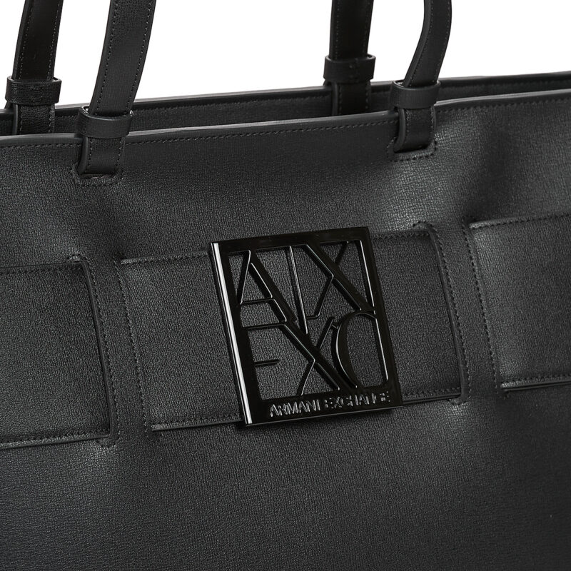 Armani Exchange SHOPPING M - WOMAN'S SHOPPING M Nero Borse Shopping Donna - 4