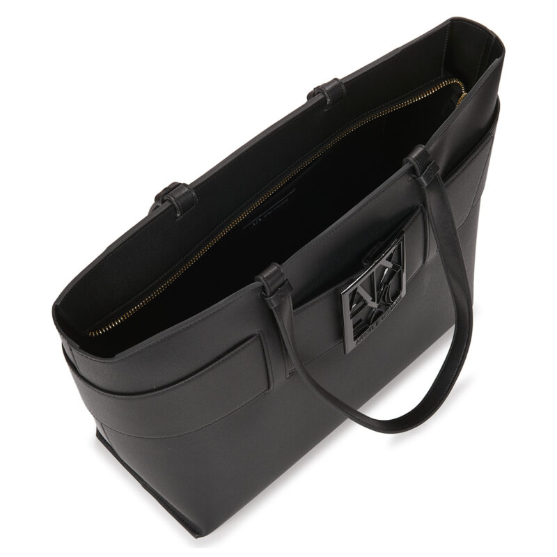 Armani Exchange SHOPPING M - WOMAN'S SHOPPING M Nero Borse Shopping Donna - 5