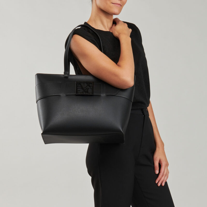 Armani Exchange SHOPPING M - WOMAN'S SHOPPING M Nero Borse Shopping Donna - 6