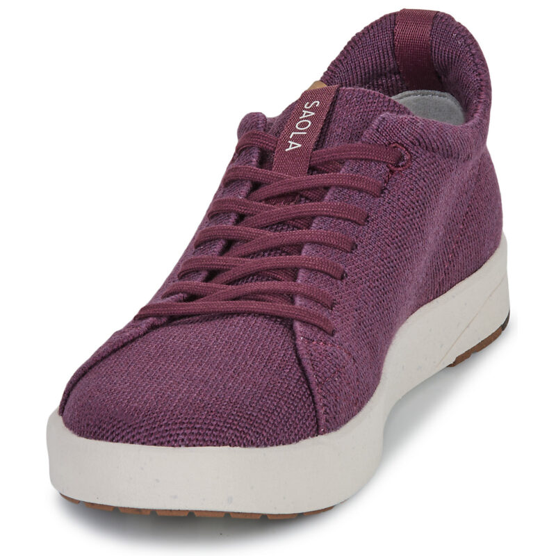 Saola  CANNON KNIT 2.0 WOOL  Rosso -  Sneakers basse Donna - 3