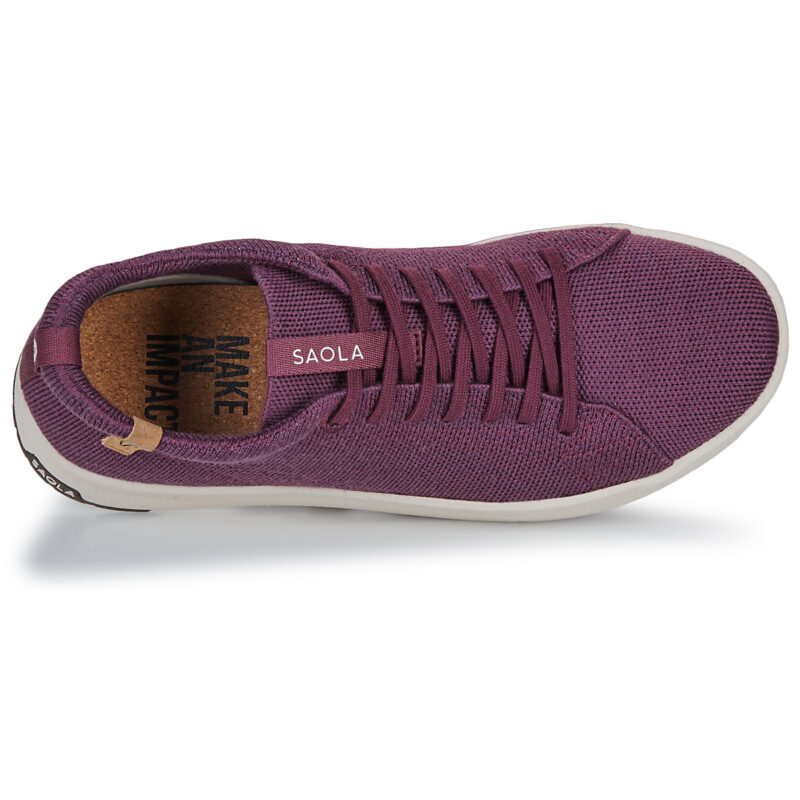 Saola  CANNON KNIT 2.0 WOOL  Rosso -  Sneakers basse Donna - 6