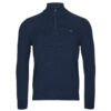 Pull Timberland Cotton YD 1/4 Zip Sweater Bleu Pulls Homme