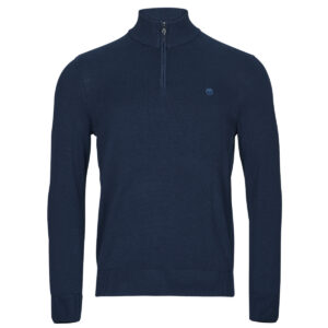 Maglione  Timberland  Cotton YD 1/4 Zip Sweater  Blu -  Maglioni Uomo