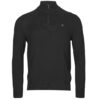 Pull Timberland Cotton YD 1/4 Zip Sweater Noir Pulls Homme