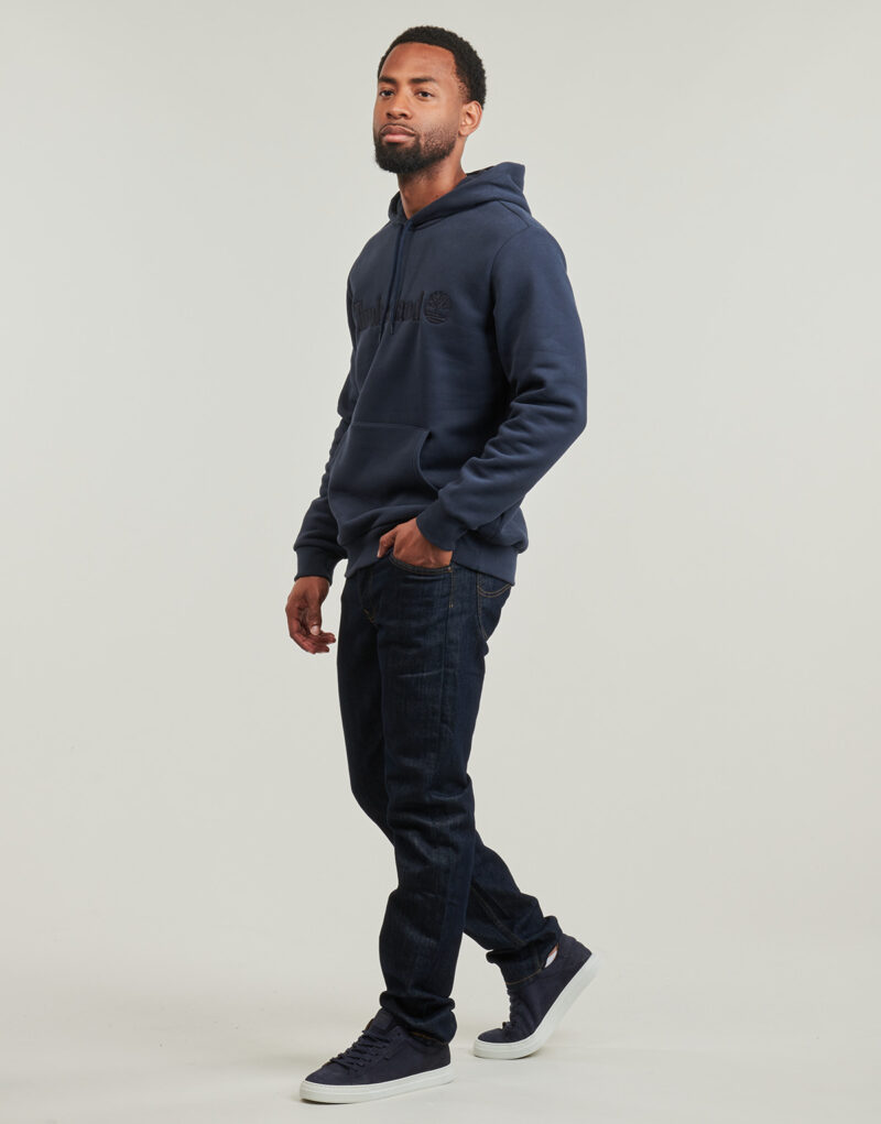 Felpe con cappuccio Timberland Embroidery Tonal Hoodie Blu Felpe con cappuccio Uomo - 3
