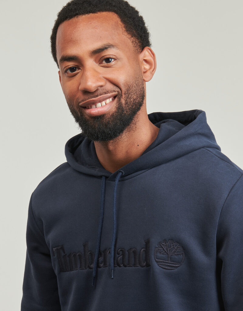 Felpe con cappuccio Timberland Embroidery Tonal Hoodie Blu Felpe con cappuccio Uomo - 5