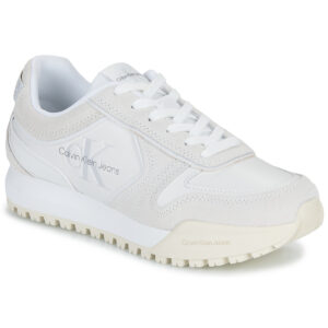 Calvin Klein Jeans  TOOTHY RUNNER IRREGULARLINES  Bianco -  Sneakers basse Donna