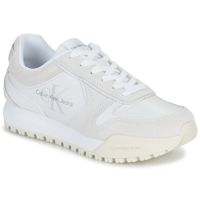 Calvin Klein Jeans TOOTHY RUNNER IRREGULARLINES Bianco Sneakers basse Donna - 1