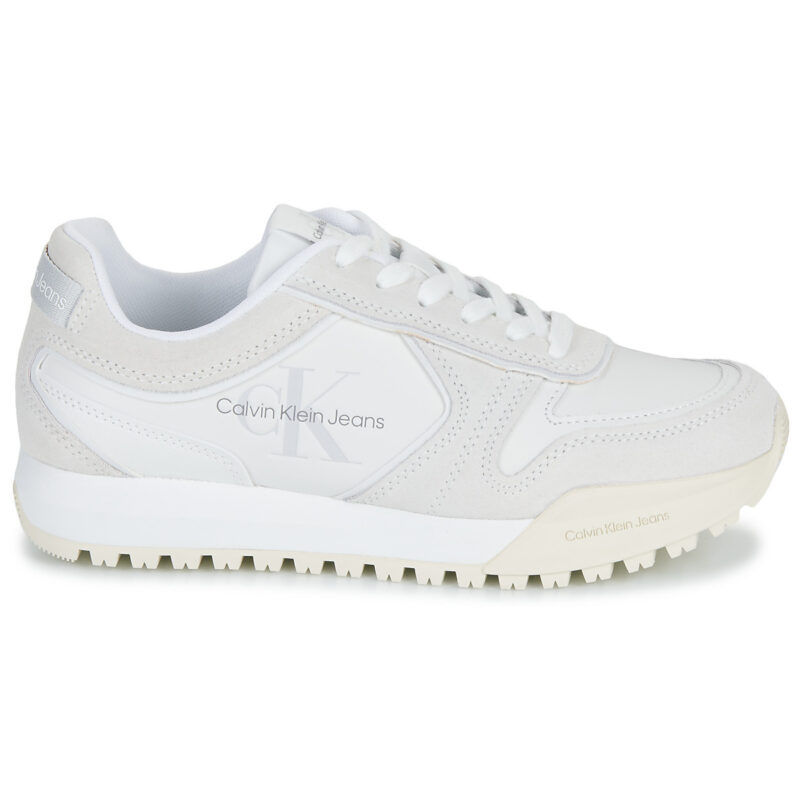 Calvin Klein Jeans TOOTHY RUNNER IRREGULARLINES Bianco Sneakers basse Donna - 2