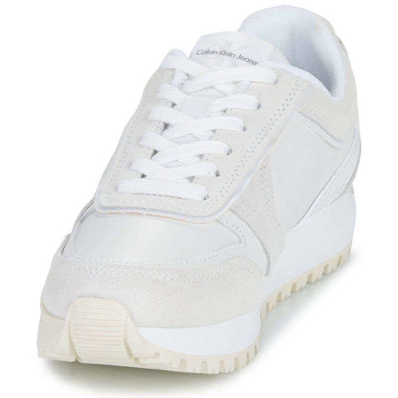 Calvin Klein Jeans TOOTHY RUNNER IRREGULARLINES Bianco Sneakers basse Donna - 3