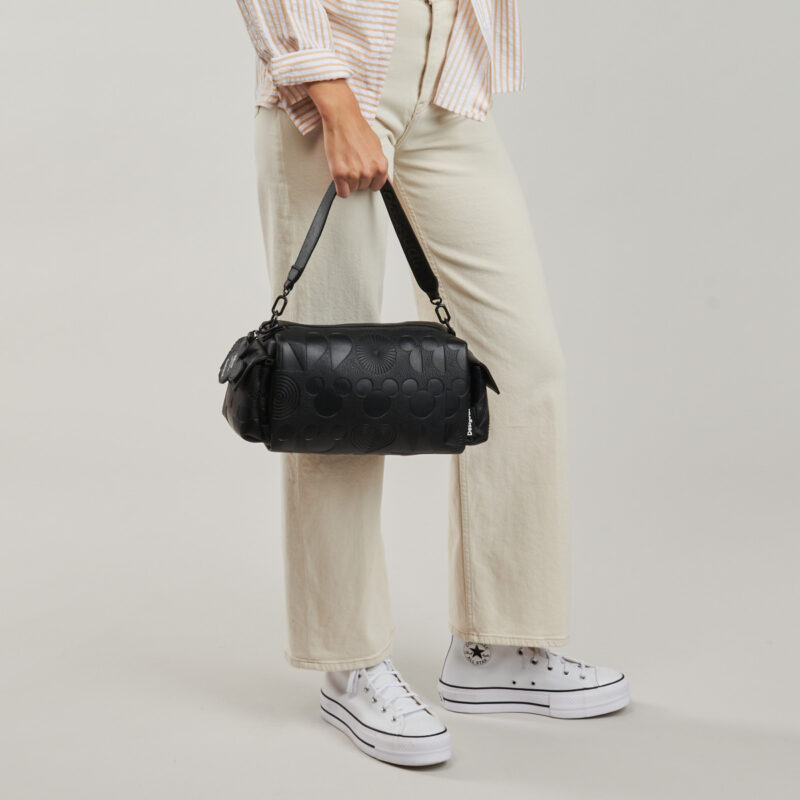 Donna Desigual BAG ALL MICKEY HABANA LONG Nero Borsetta Donna - 6