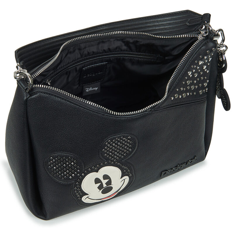 Desigual BAG MICKEY STUDSTYLE BLACK MAYARI MAXI Nero Borse a spalla Donna - 5