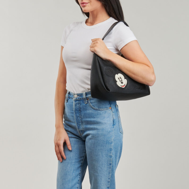 Desigual BAG MICKEY STUDSTYLE BLACK MAYARI MAXI Nero Borse a spalla Donna - 6