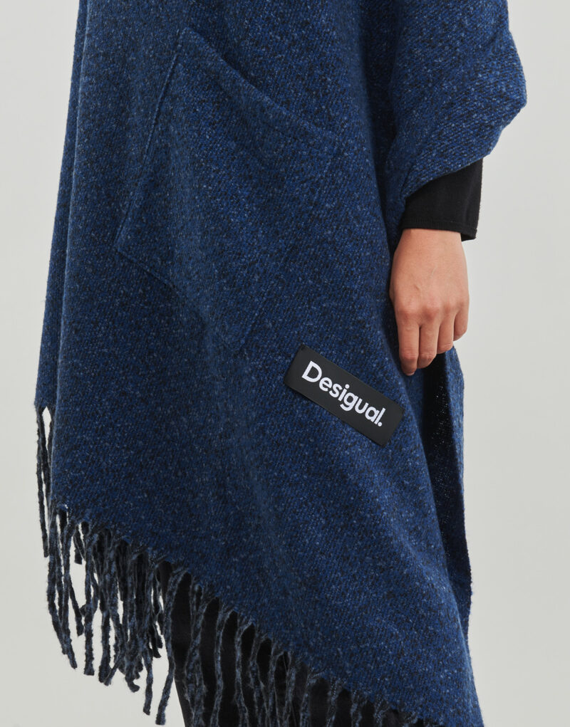 Sciarpa Desigual SCARF COLORED POCKETS Blu Sciarpe Donna - 5