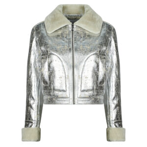 Giubbotto  Desigual  CHAQ LONDRES  Argento -  Giubbotti Donna