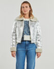 Giubbotto Desigual CHAQ LONDRES Argento Giubbotti Donna - 2