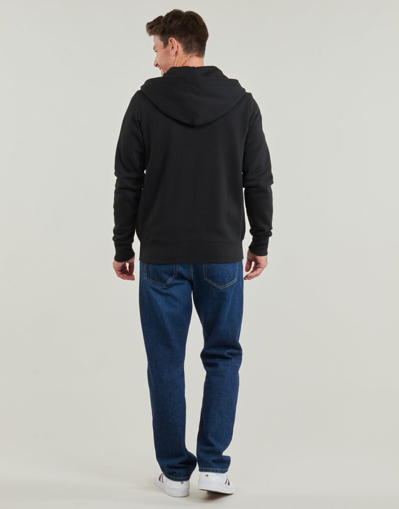 Felpe con cappuccio Tommy Hilfiger ROUNDALL HOODED ZIP THROUGH Nero Felpe con cappuccio Uomo - 4