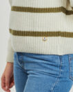 Pullover Armor Lux PULL CAMIONNEUR Wei&szlig;e Damenpullover - 5