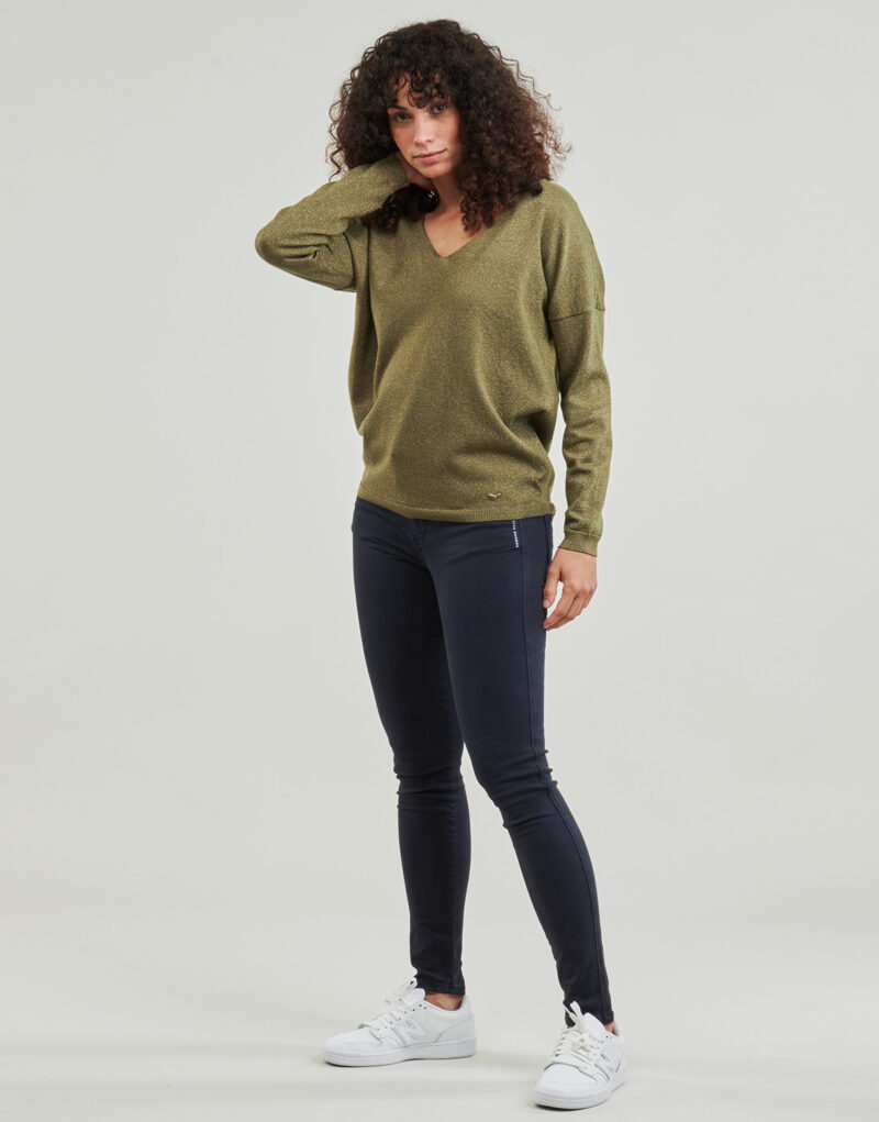 Pull  Les Petites Bombes Pulls kaki pour femmes ALYSSON - 3