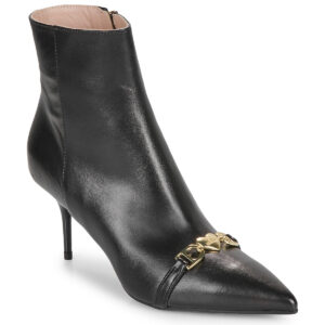 Love Moschino  LOVE CHAIN-STRAP  Nero -  Stivaletti Donna