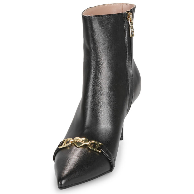 Love Moschino LOVE CHAIN-STRAP Nero Stivaletti Donna - 3