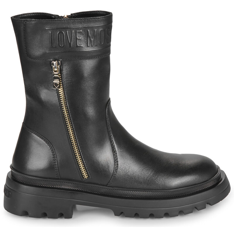 Love Moschino HER LOVE ANKLE BOOT Nero Stivaletti Donna - 2