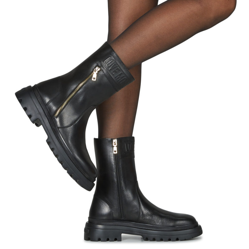 Love Moschino HER LOVE ANKLE BOOT Nero Stivaletti Donna - 8