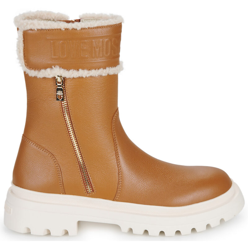 Love Moschino HER LOVE ANKLE BOOT Marrone Stivaletti Donna - 2