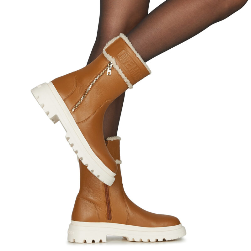 Love Moschino HER LOVE ANKLE BOOT Marrone Stivaletti Donna - 8