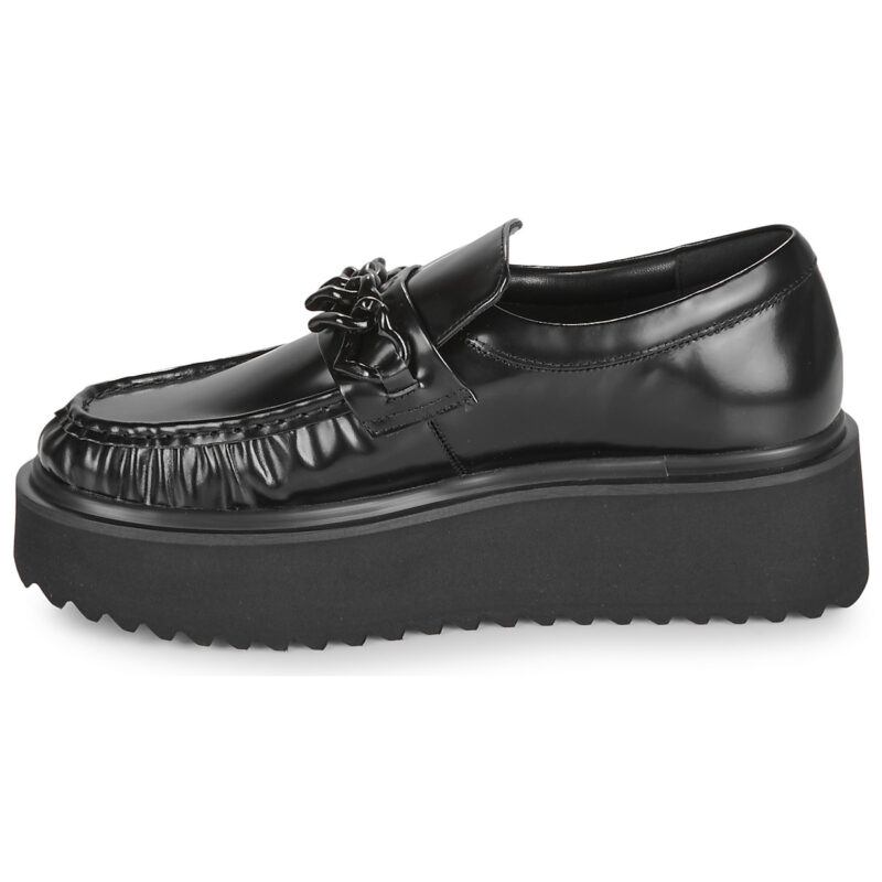 Love Moschino PLATFORM POWER Nero Mocassini Donna - 4