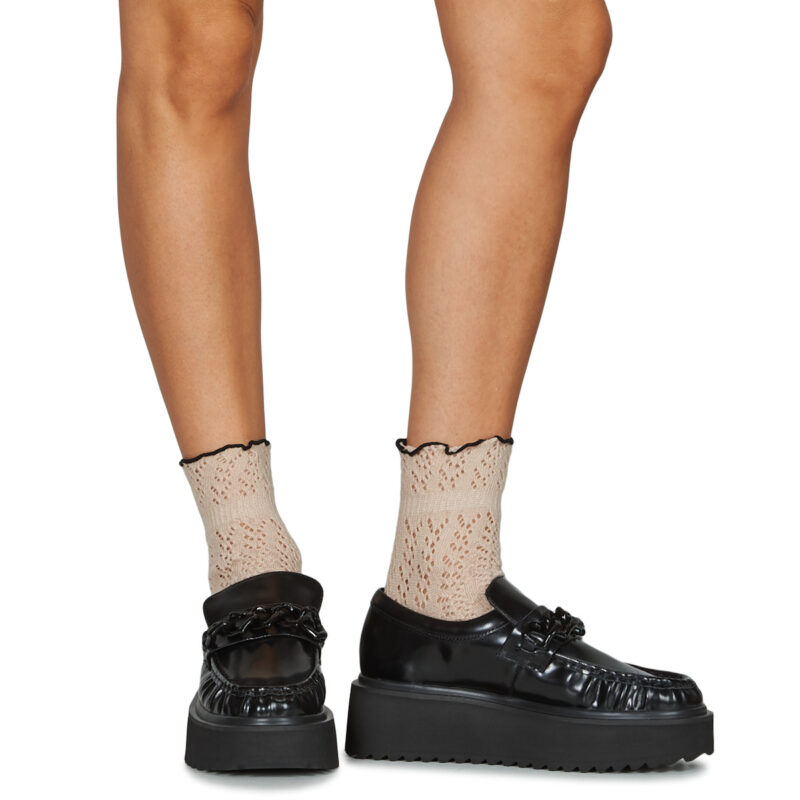 Love Moschino PLATFORM POWER Nero Mocassini Donna - 8