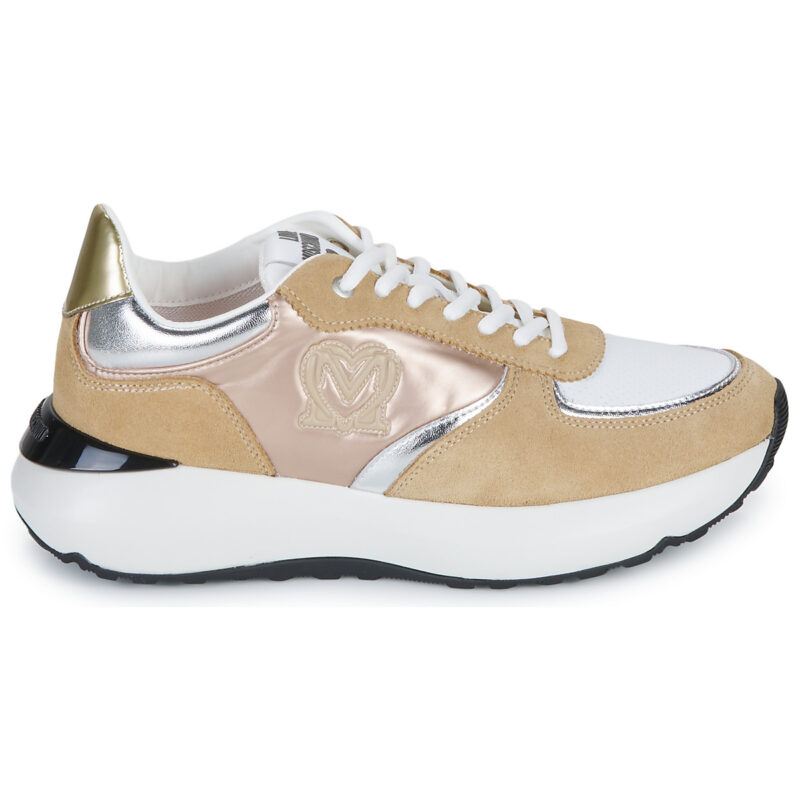 Love Moschino SPEED LOVE Mehrfarbige Low-Sneaker f&uuml;r Damen &ndash; Gr&ouml;&szlig;e 2