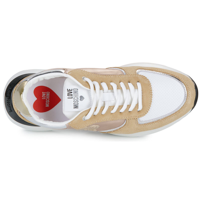 Love Moschino SPEED LOVE Mehrfarbige Low-Sneaker f&uuml;r Damen &ndash; Gr&ouml;&szlig;e 6